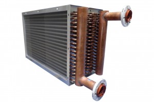 プレートフィンクーラー　冷却・除湿装置用熱交換器